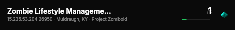 Zombie Lifestyle Management Simulator live status badge