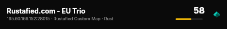 Rustafied.com - EU Trio live status badge