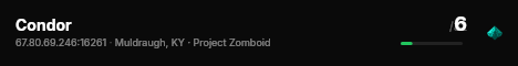 Condor live status badge
