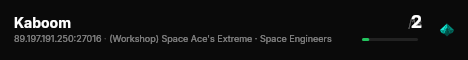 Kaboom live status badge