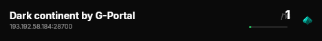 Dark continent by G-Portal live status badge