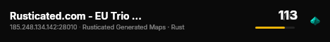 Rusticated.com - EU Trio | Monday Wipes live status badge