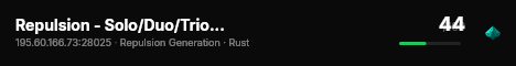 Repulsion - Solo/Duo/Trio/Quad | FULLWIPE 27/07 27.07 live status badge