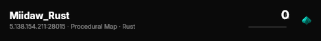Miidaw_Rust live status badge