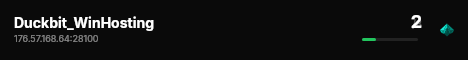 Duckbit_WinHosting live status badge