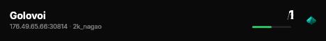 Golovoi live status badge