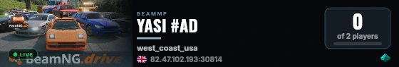 YASI #AD live status badge