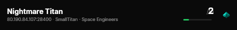 Nightmare Titan live status badge