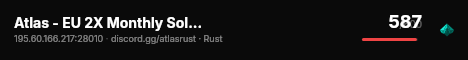 Atlas - EU 2X Monthly Solo/Duo/Trio/Quad | Vanilla+ | No BP Wip live status badge