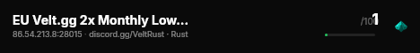 EU Velt.gg 2x Monthly Low Pop | 50% Upkeep | No BP Wipes | x2 live status badge
