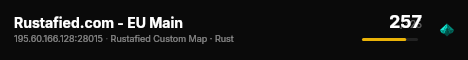 Rustafied.com - EU Main live status badge