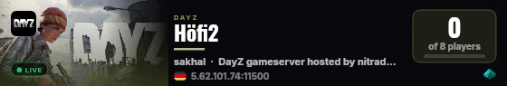 Höfi2 live status badge