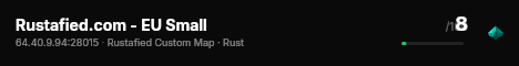 Rustafied.com - EU Small live status badge