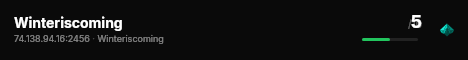 Winteriscoming live status badge