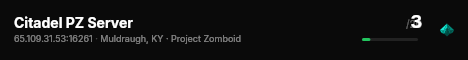 Citadel PZ Server live status badge