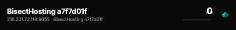 BisectHosting a7f7d01f live status badge