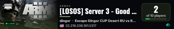 [LOSOS] Server 3 - Good old maps + 19 Maps live status badge