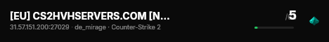 [EU] CS2HVHSERVERS.COM [NO SPREAD - PREMIER HvH] Maps | NO DT live status badge
