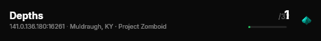 Depths live status badge
