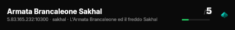 Armata Brancaleone Sakhal live status badge