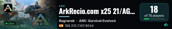 ArkRecio.com x25 21/AGO 4MAN - Rag#3 - (v358.24) live status badge