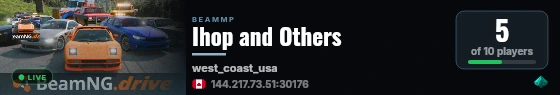 Ihop and Others live status badge