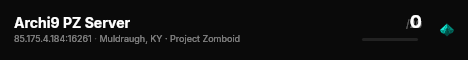 Archi9 PZ Server live status badge