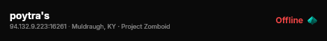 poytra's live status badge