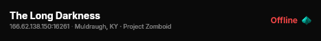 The Long Darkness live status badge