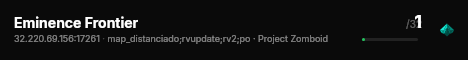 Eminence Frontier live status badge