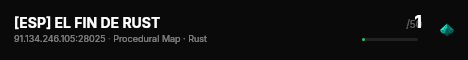 [ESP] EL FIN DE RUST live status badge