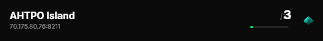 AHTPO Island live status badge