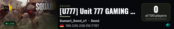 [U777] Unit 777 GAMING #1 — Teamwork Focused — dsc.gg/Unit777 live status badge