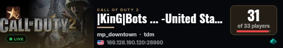 |KinG|Bots ... -United States- «Cracked» cod2.au/discord live status badge
