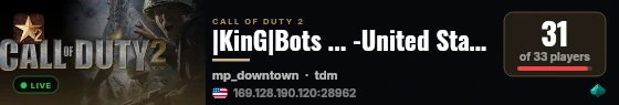 |KinG|Bots ... -United States- «Cracked» cod2.au/discord live status badge