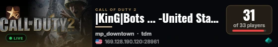 |KinG|Bots ... -United States- «Cracked» cod2.au/discord live status badge