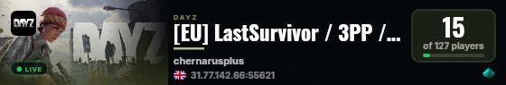 [EU] LastSurvivor / 3PP / PVP live status badge