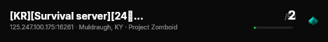 [KR][Survival server][24시][루이빌PVP구역] live status badge