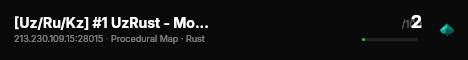 [Uz/Ru/Kz] #1 UzRust - Modded live status badge