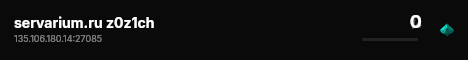 servarium.ru z0z1ch live status badge