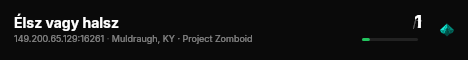 Élsz vagy halsz live status badge