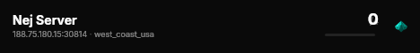 Nej Server live status badge