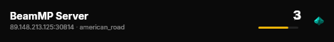 BeamMP Server live status badge