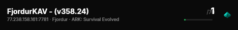 FjordurKAV - (v358.24) live status badge