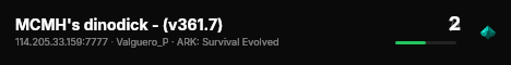 MCMH's dinodick - (v361.7) live status badge