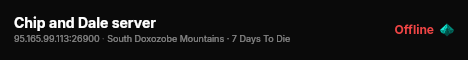 Chip and Dale server live status badge