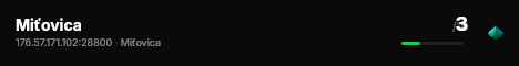 Miťovica live status badge