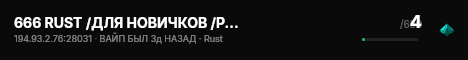 666 RUST /ДЛЯ НОВИЧКОВ /РОССИЙСКИЙ 09.08 live status badge