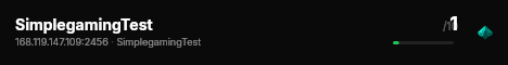 SimplegamingTest live status badge
