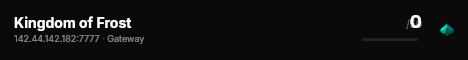 Kingdom of Frost live status badge